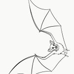 דף צביעה העטלף