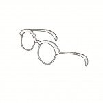 דף צביעה המשקפיים של גריפין