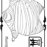 דף צביעה מורי המומיה