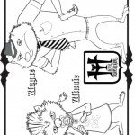 דף צביעה המפלצות וויין ווילבור