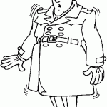 דף צביעה חוש חש הבלש 3