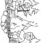 דף צביעה סביב למדורה ביום קר