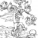 דף צביעה גונזו באחד מפעלוליו