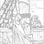 דף צביעה השודדים רואים רוח רפאים