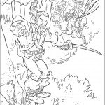 דף צביעה וויליאם טרנר נלחם באויבים