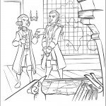 דף צביעה שני הקפטנים משוחחים