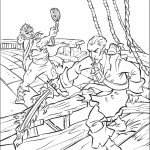 דף צביעה קרב בין שודדי הים