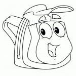 דף צביעה תיק הפלא של דייגו