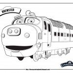 דף צביעה הקטר החזק ברוסטר