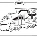 דף צביעה קטר הפעולה שמסוגל גם לעוף