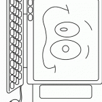 דף צביעה המחשב המזמין דף צביעה המחשב המזמין