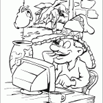 דף צביעה מחשב - גם בחופשה דף צביעה מחשב - גם בחופשה