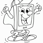 דף צביעה מחשב מתלהב דף צביעה מחשב מתלהב