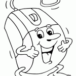 דף צביעה מחשב חייכן דף צביעה מחשב חייכן