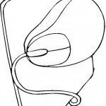 דף צביעה עכבר מחשב דף צביעה עכבר מחשב