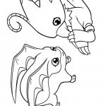 דף צביעה ביומון וטוקומון