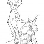 דף צביעה מאט אישידה וגאבומון