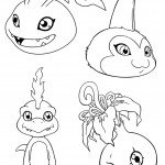 דף צביעה דיגימון