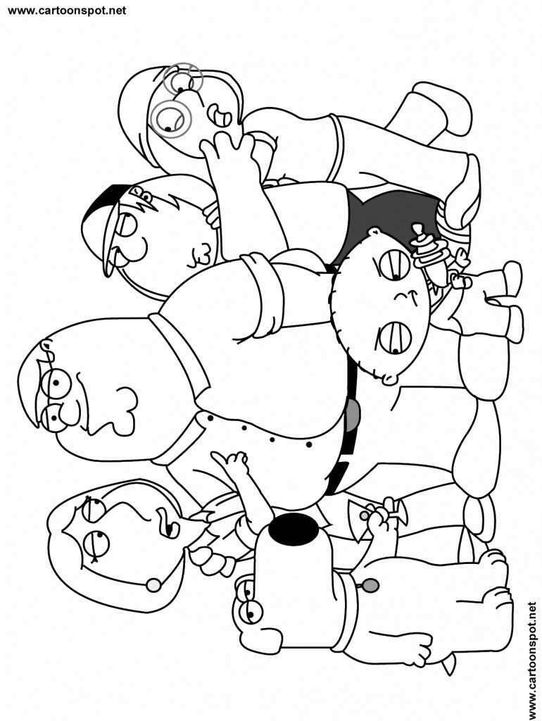 דף צביעה איש משפחה 9