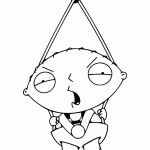 דף צביעה התינוק סטואי