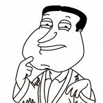 דף צביעה פיטר אבי המשפחה