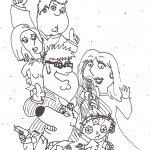 דף צביעה איש משפחה 4