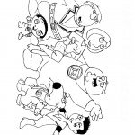 דף צביעה איש משפחה 1