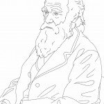 דף צביעה צ'רלס דרווין