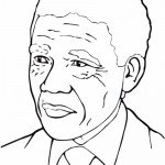 דף צביעה נלסון מנדלה