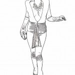 דף צביעה ליידי גאגא