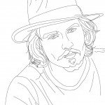 דף צביעה ג'וני דפ