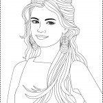 דף צביעה סלינה גומז 1