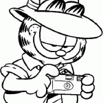 דף צביעה גארפילד הצלם