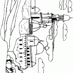 דף צביעה מקדש הודי