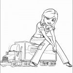 דף צביעה סוזן הענקית יושבת על משאית דף צביעה סוזן הענקית יושבת על משאית