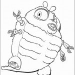 דף צביעה חייזר המחשב דף צביעה חייזר המחשב