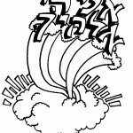 דף צביעה מעמד מתן תורה