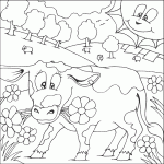 דף צביעה חג החלב