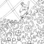 דף צביעה משה עולה להר סיני