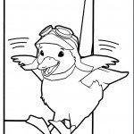 דף צביעה מינג מינג הברווזית מנתרת