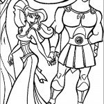 דף צביעה הרקולס ומג