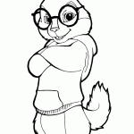 דף צביעה אלווין והצ'יפמאנקס 6 דף צביעה אלווין והצ'יפמאנקס 6