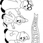 דף צביעה אלווין והצ'יפמאנקס 3 דף צביעה אלווין והצ'יפמאנקס 3