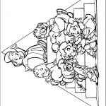 דף צביעה אלווין והצ'יפמאנקס 2 דף צביעה אלווין והצ'יפמאנקס 2