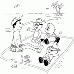 אלווין והצ'יפמאנקס מבלים בחוף הים אלווין והצ'יפמאנקס מבלים בחוף הים