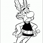 דף צביעה אסטריקס 10