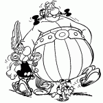 דף צביעה אסטריקס 10