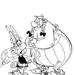 דף צביעה אובליקס ואסטריקס