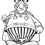 דף צביעה אובליקס השמן