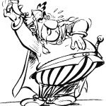 דף צביעה אובליקס חברו הטוב של אסטריקס